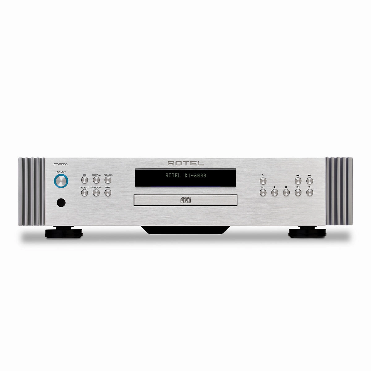 Rotel DT-6000 CD Transport, Player, & DAC (Silver) CD player,Compact Disc Player,CD Transport