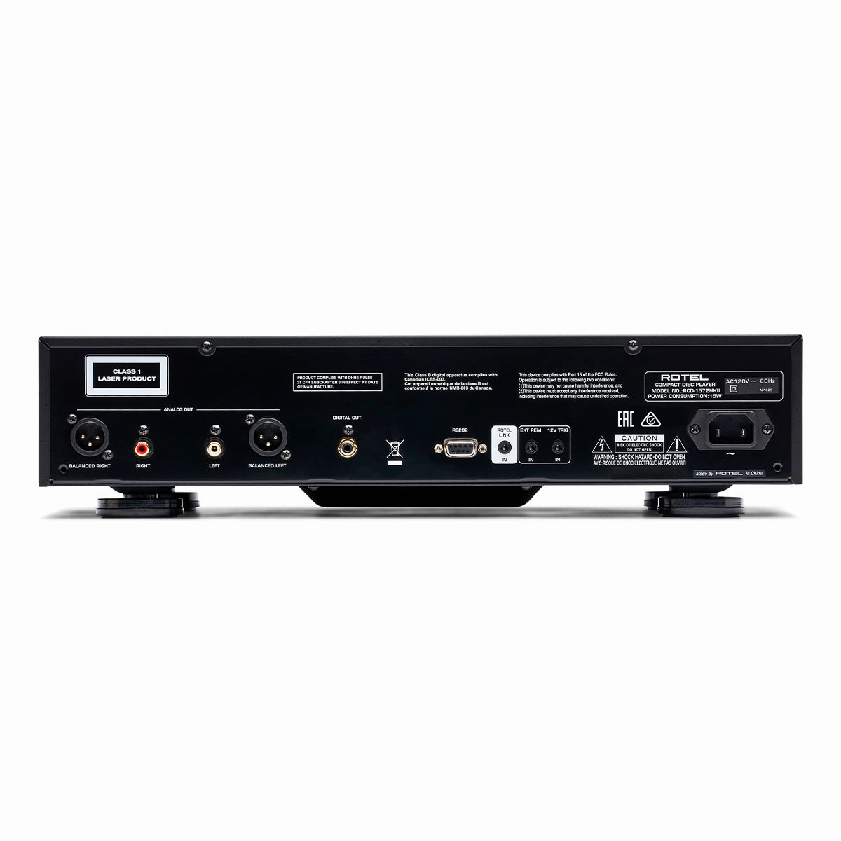 Rotel RCD-1572MKII CD Player & DAC (Black)