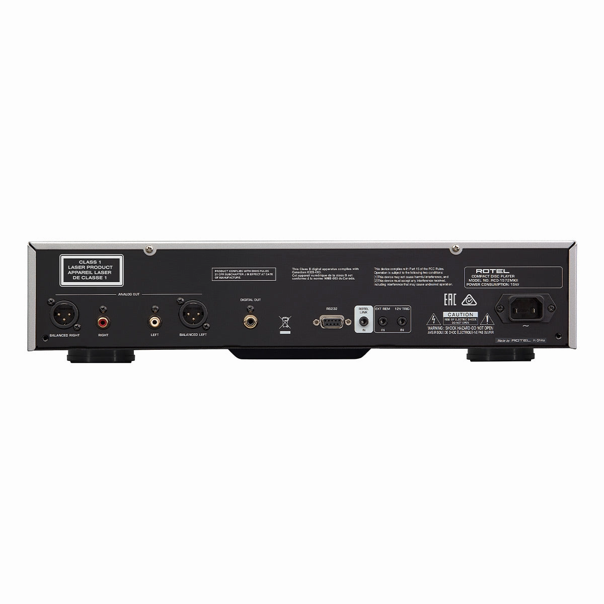 Rotel RCD-1572MKII CD Player & DAC (Silver)