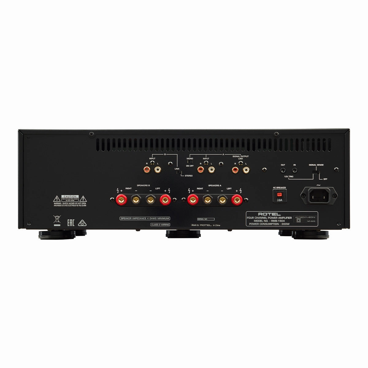 Rotel RMB-1504 Multi-Channel Amplifier (Black)