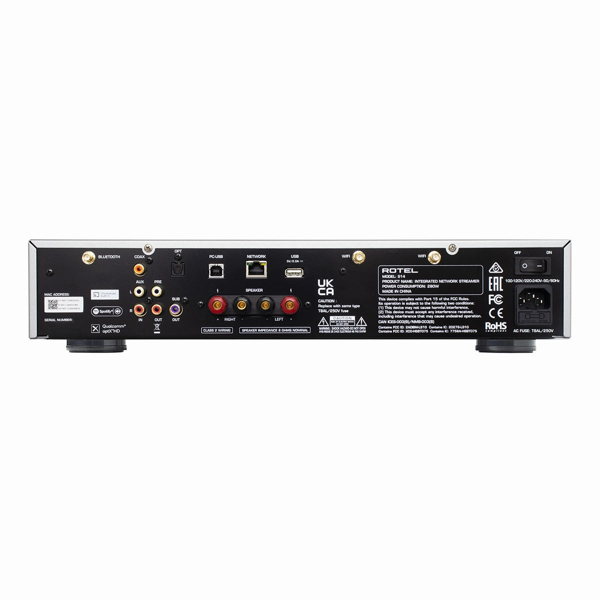 Rotel S14 Integrated Network Streamer (Silver)