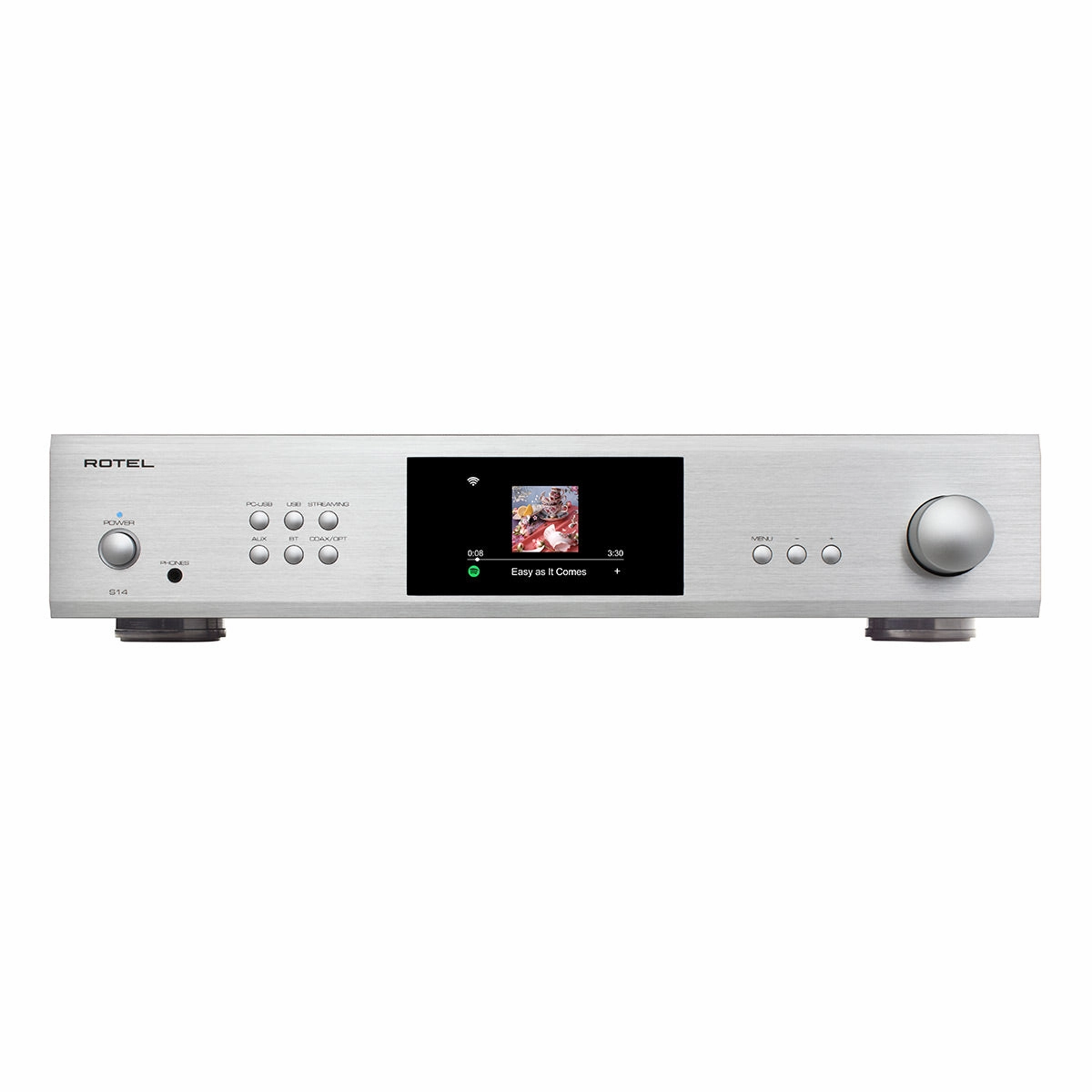 Rotel S14 Integrated Network Streamer (Silver) Music streaming,Audio Streaming,Online Music Services