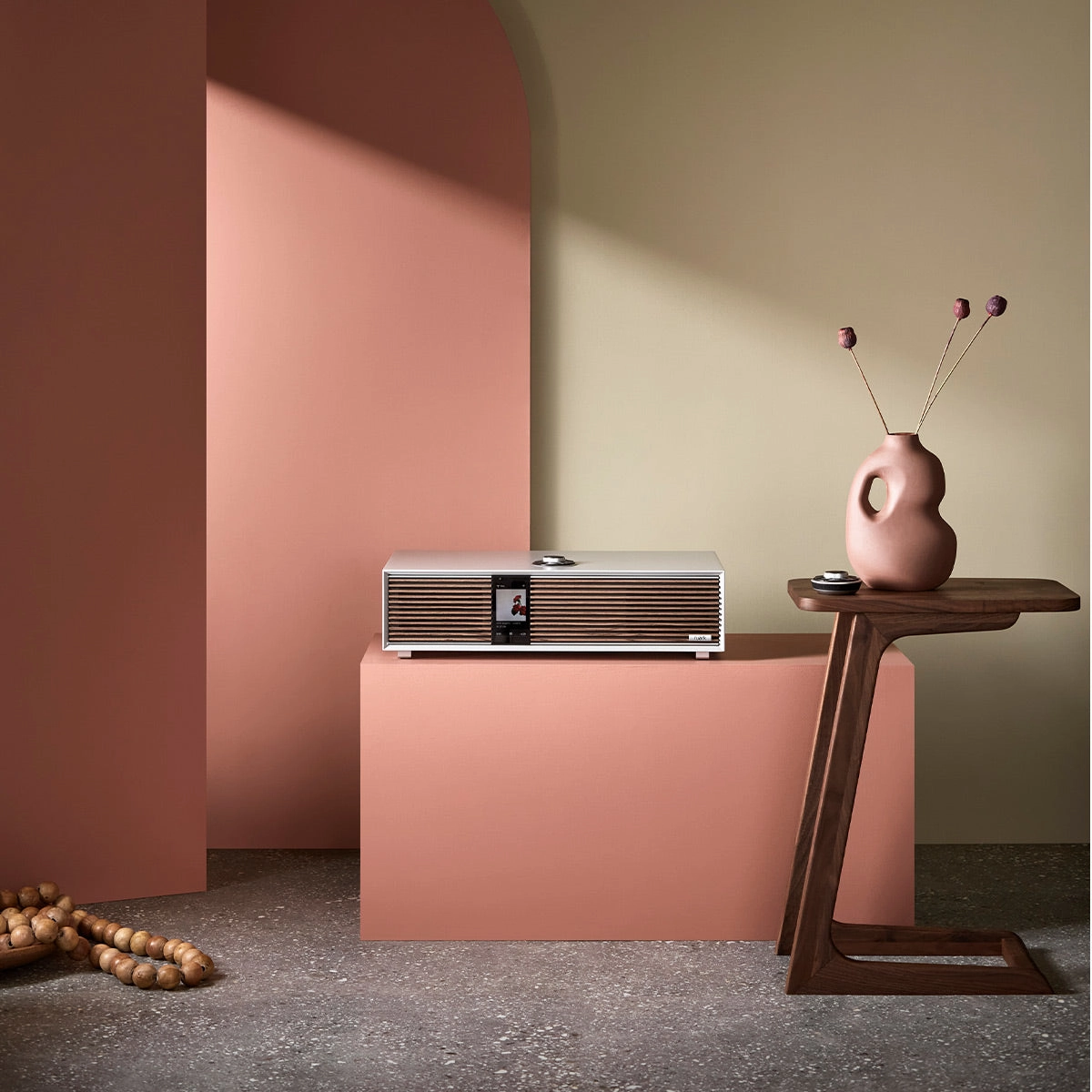 Ruark Audio R410 Integrated Music System (Soft Grey/Walnut)