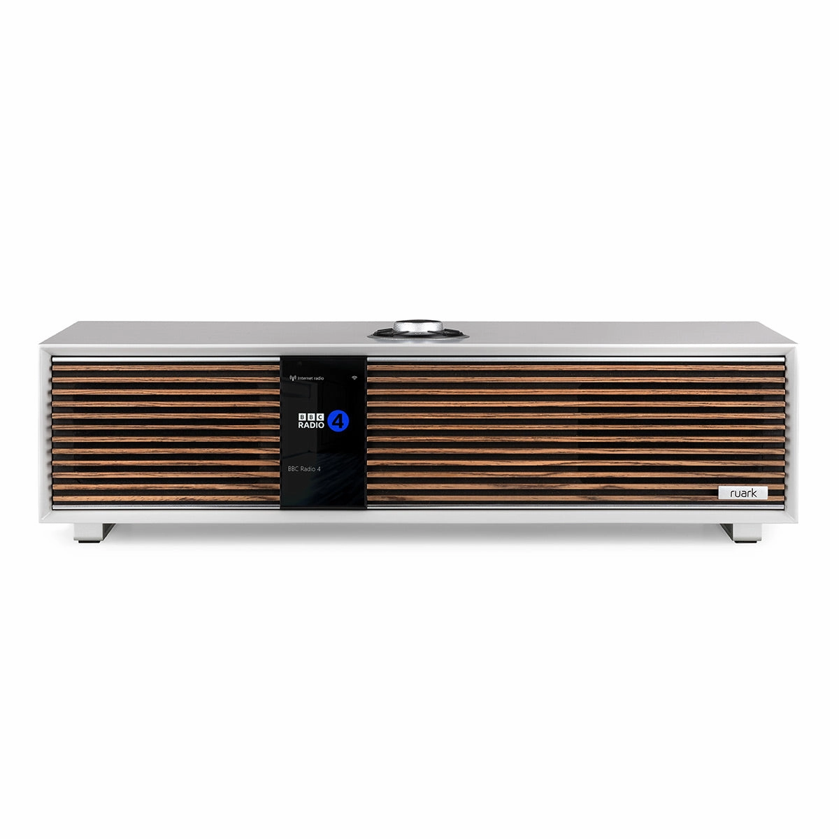 Ruark Audio R410 Integrated Music System (Soft Grey/Walnut) Wireless & Multiroom Speakers,WiFi Speakers,Connected Audio