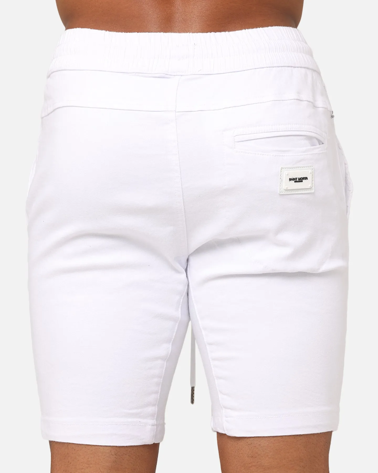 Saint Morta Annex V2 Denim Shorts White