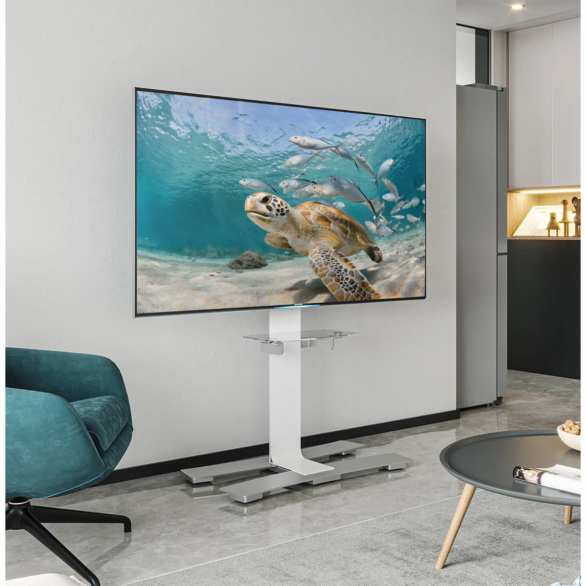 Salamander Designs Acadia Mobile X-Large Fixed Height Wall Stand for 40" - 85" TV