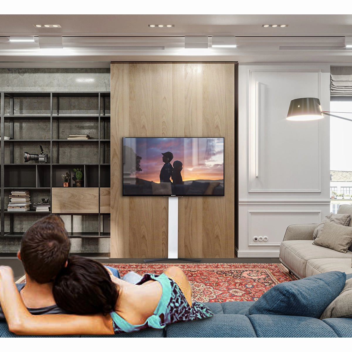 Salamander Designs Acadia X-Large Fixed Height Wall Stand for 40" - 85" TV