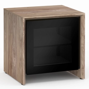 Salamander Designs Chameleon Collection Barcelona 217 SE Subwoofer Enclosure (Natural Walnut with Black Glass Doors) hi-fi vibration control,hi-fi grounded cable,hi-fi stereo input selector