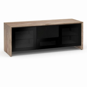 Salamander Designs Chameleon Collection Barcelona 236 Triple-Width AV Cabinet (Natural Walnut with Black Glass Doors) hi-fi vibration control,hi-fi grounded cable,hi-fi stereo input selector