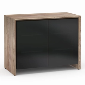 Salamander Designs Chameleon Collection Barcelona 323 RM Twin Rack Mount AV Cabinet (Natural Walnut with Black Glass Doors) hi-fi vibration control,hi-fi grounded cable,hi-fi stereo input selector