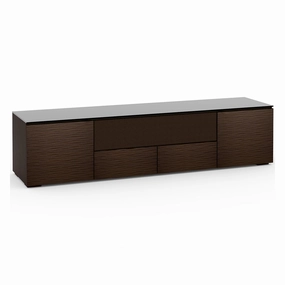 Salamander Designs Chameleon Collection Berlin 245 Quad Speaker Integrated Cabinet (Textured Wenge with Black Glass Top)