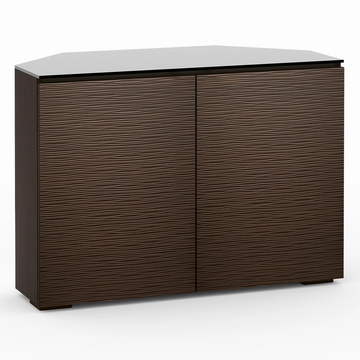 Salamander Designs Chameleon Collection Berlin 323 Twin Corner AV Cabinet (Textured Wenge with Black Glass Top) hi-fi portable player,hi-fi desktop amplifier,hi-fi isolation stand