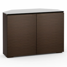 Salamander Designs Chameleon Collection Berlin 323 Twin Corner AV Cabinet (Textured Wenge with Black Glass Top) hi-fi portable player,hi-fi desktop amplifier,hi-fi isolation stand