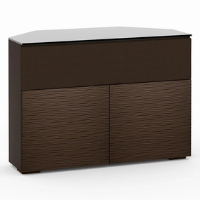 Salamander Designs Chameleon Collection Berlin 329 Twin Speaker Integrated Corner Cabinet (Textured Wenge with Black Glass Top) hi-fi portable player,hi-fi desktop amplifier,hi-fi isolation stand