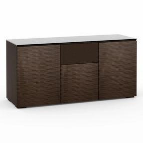 Salamander Designs Chameleon Collection Berlin 336 Triple Speaker Integrated Cabinet (Textured Wenge with Black Glass Top) hi-fi portable player,hi-fi desktop amplifier,hi-fi isolation stand