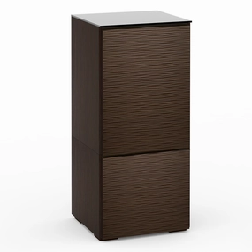 Salamander Designs Chameleon Collection Berlin 517 RM Single Pro Audio Rack (Textured Wenge with Black Glass Top) hi-fi digital to analog converter,hi-fi lossless streamer,hi-fi Roon-ready device