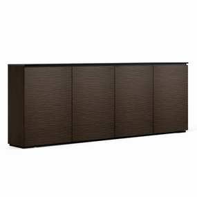 Salamander Designs Chameleon Collection Berlin Low Profile 347 Four-Bay AV Cabinet (Textured Wenge) hi-fi portable player,hi-fi desktop amplifier,hi-fi isolation stand