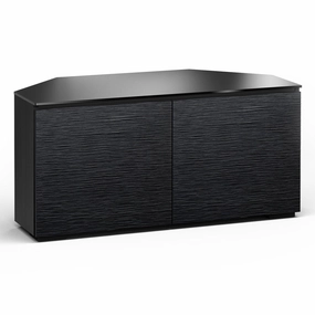 Salamander Designs Chameleon Collection Chicago 221 Twin Corner AV Cabinet (Textured Black Oak with Black Glass Top) hi-fi portable player,hi-fi desktop amplifier,hi-fi isolation stand