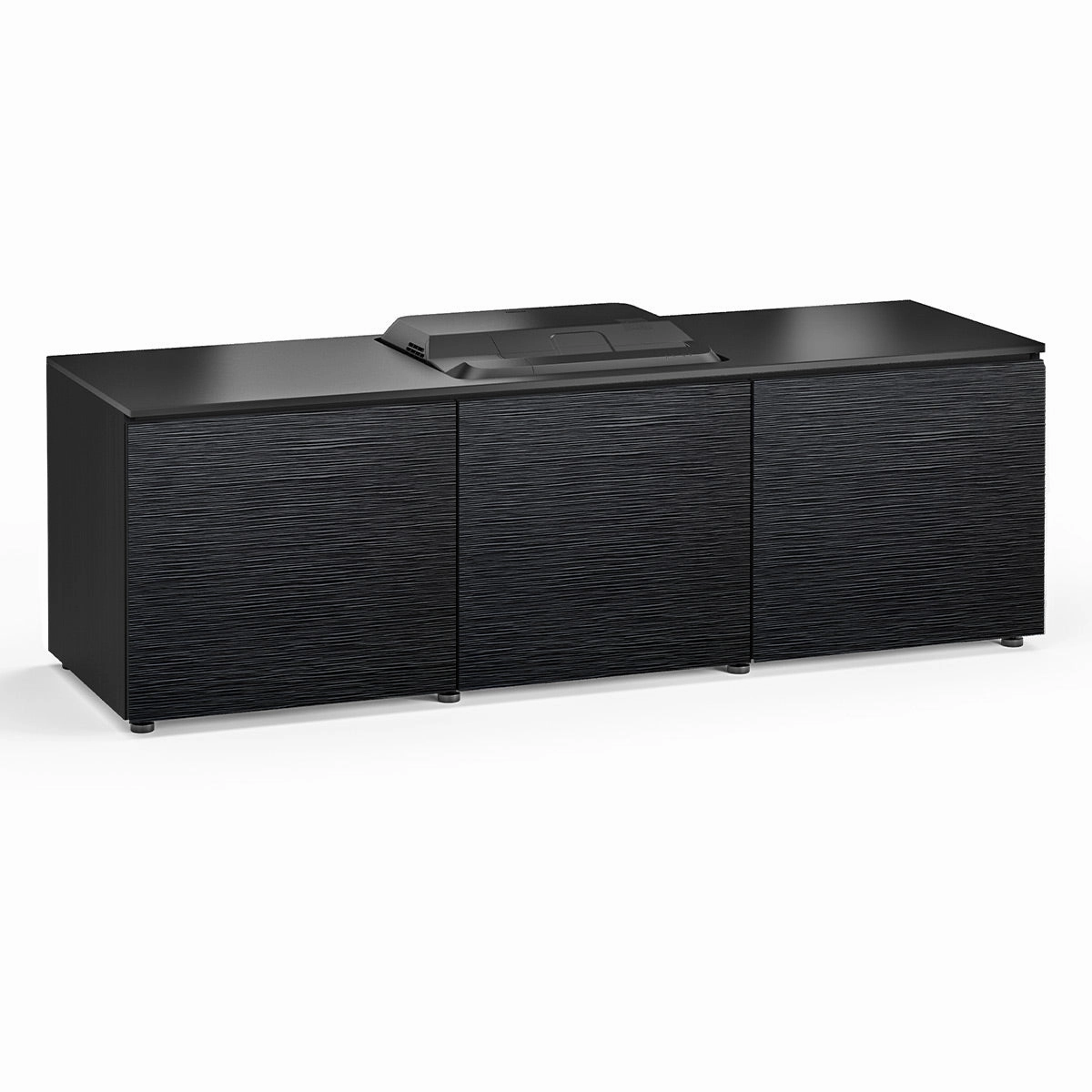 Salamander Designs Chameleon Collection Chicago 237 Projector Integrated Cabinet for Epson LS100 Projector (Black Oak)