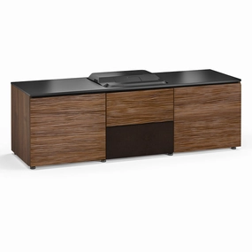 Salamander Designs Chameleon Collection Denver 236 Projector Integrated Cabinet for Epson LS100 Projector (Medium Walnut) hi-fi vibration control,hi-fi grounded cable,hi-fi stereo input selector