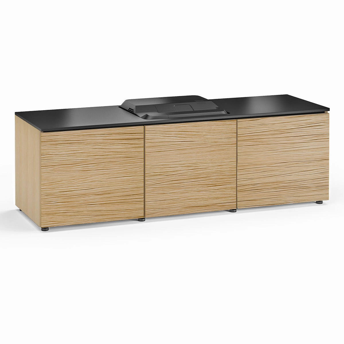 Salamander Designs Chameleon Collection Denver 237 Projector Integrated Cabinet for Epson LS100 Projector (Natural Oak) hi-fi vibration control,hi-fi grounded cable,hi-fi stereo input selector