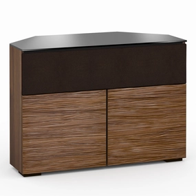 Salamander Designs Chameleon Collection Denver 329 Twin Speaker Integrated Corner Cabinet (Medium Walnut) hi-fi vibration control,hi-fi grounded cable,hi-fi stereo input selector