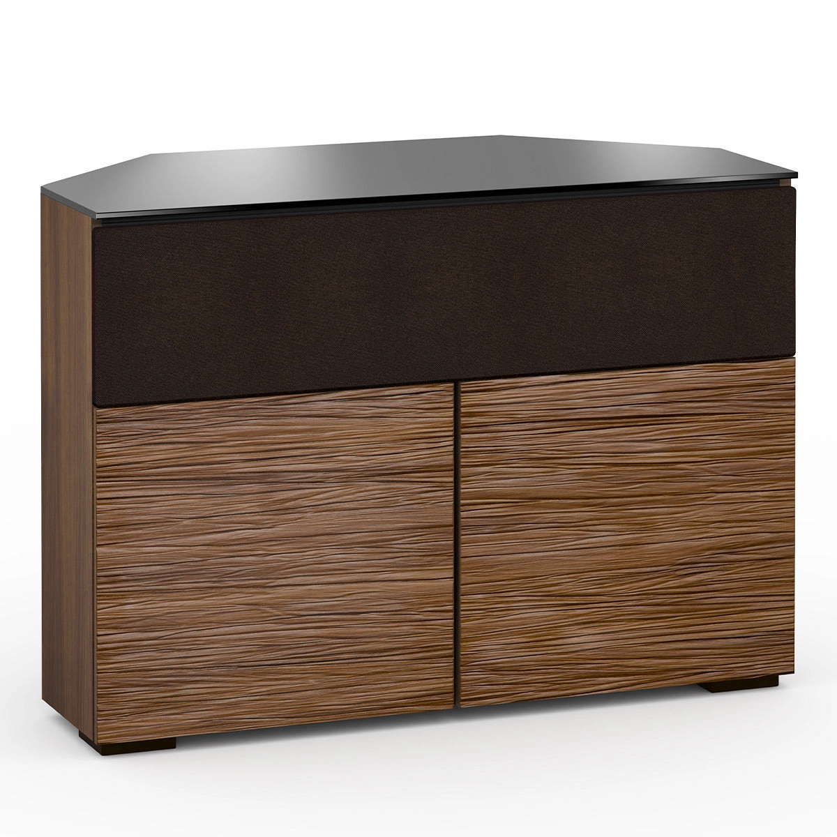 Salamander Designs Chameleon Collection Denver 329 Twin Speaker Integrated Corner Cabinet (Medium Walnut) hi-fi vibration control,hi-fi grounded cable,hi-fi stereo input selector