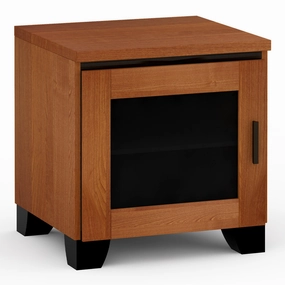 Salamander Designs Chameleon Collection Elba 217 AV Cabinet (Wide Framed American Cherry Doors with Smoked Glass Inserts) hi-fi vibration control,hi-fi grounded cable,hi-fi stereo input selector