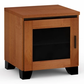 Salamander Designs Chameleon Collection Elba 217 SE Subwoofer Enclosure AV Cabinet (Wide Framed American Cherry Doors with Smoked Glass Inserts) hi-fi portable player,hi-fi desktop amplifier,hi-fi isolation stand