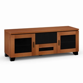 Salamander Designs Chameleon Collection Elba 236 Triple Speaker Integrated Cabinet (Wide Framed American Cherry Doors with Smoked Glass Inserts)