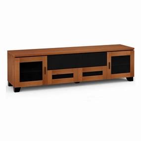 Salamander Designs Chameleon Collection Elba 245 Quad Speaker Integrated Cabinet (Wide Framed American Cherry Doors with Smoked Glass Inserts)