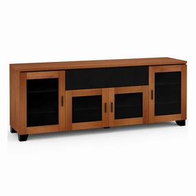 Salamander Designs Chameleon Collection Elba 345 Quad Speaker Integrated Cabinet (Wide Framed American Cherry Doors with Smoked Glass Inserts) hi-fi portable player,hi-fi desktop amplifier,hi-fi isolation stand