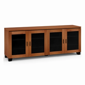 Salamander Designs Chameleon Collection Elba 347 Quad AV Cabinet (Wide Framed American Cherry Doors with Smoked Glass Inserts) hi-fi portable player,hi-fi desktop amplifier,hi-fi isolation stand