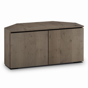 Salamander Designs Chameleon Collection Lancaster 221 Twin Corner AV Cabinet (Rough-Sawn Barnboard Oak)