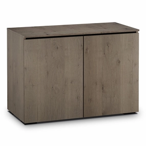 Salamander Designs Chameleon Collection Lancaster 323 Twin AV Cabinet (Rough-Sawn Barnboard Oak)