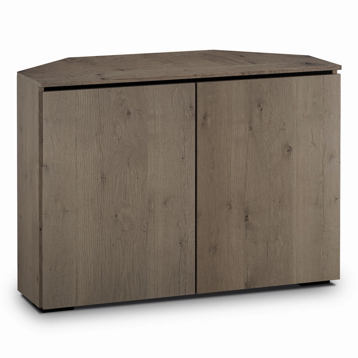 Salamander Designs Chameleon Collection Lancaster 323 Twin Corner AV Cabinet (Rough-Sawn Barnboard Oak)