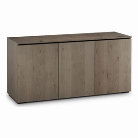 Salamander Designs Chameleon Collection Lancaster 337 Triple AV Cabinet (Rough-Sawn Barnboard Oak)