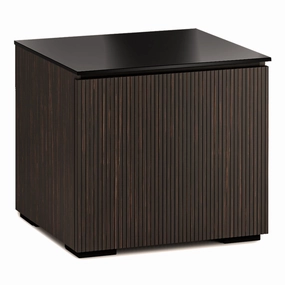Salamander Designs Chameleon Collection Manhattan 217 Twin Subwoofer Enclosure (Maro Ebony Doors and Black Glass Top) hi-fi vibration control,hi-fi grounded cable,hi-fi stereo input selector
