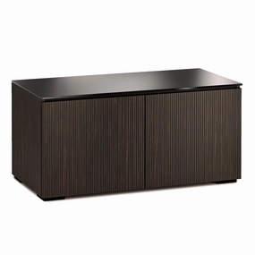 Salamander Designs Chameleon Collection Manhattan 221 Twin AV Cabinet (Maro Ebony Doors, and Sides, Black Glass Top) hi-fi vibration control,hi-fi grounded cable,hi-fi stereo input selector