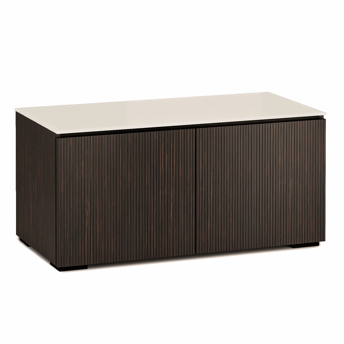 Salamander Designs Chameleon Collection Manhattan 221 Twin AV Cabinet (Maro Ebony Doors and Sides, Matte Taupe Glass Top) hi-fi vibration control,hi-fi grounded cable,hi-fi stereo input selector