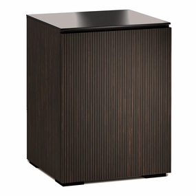 Salamander Designs Chameleon Collection Manhattan 317 AV Cabinet (Maro Ebony Doors and Sides, Black Glass Top) hi-fi vibration control,hi-fi grounded cable,hi-fi stereo input selector
