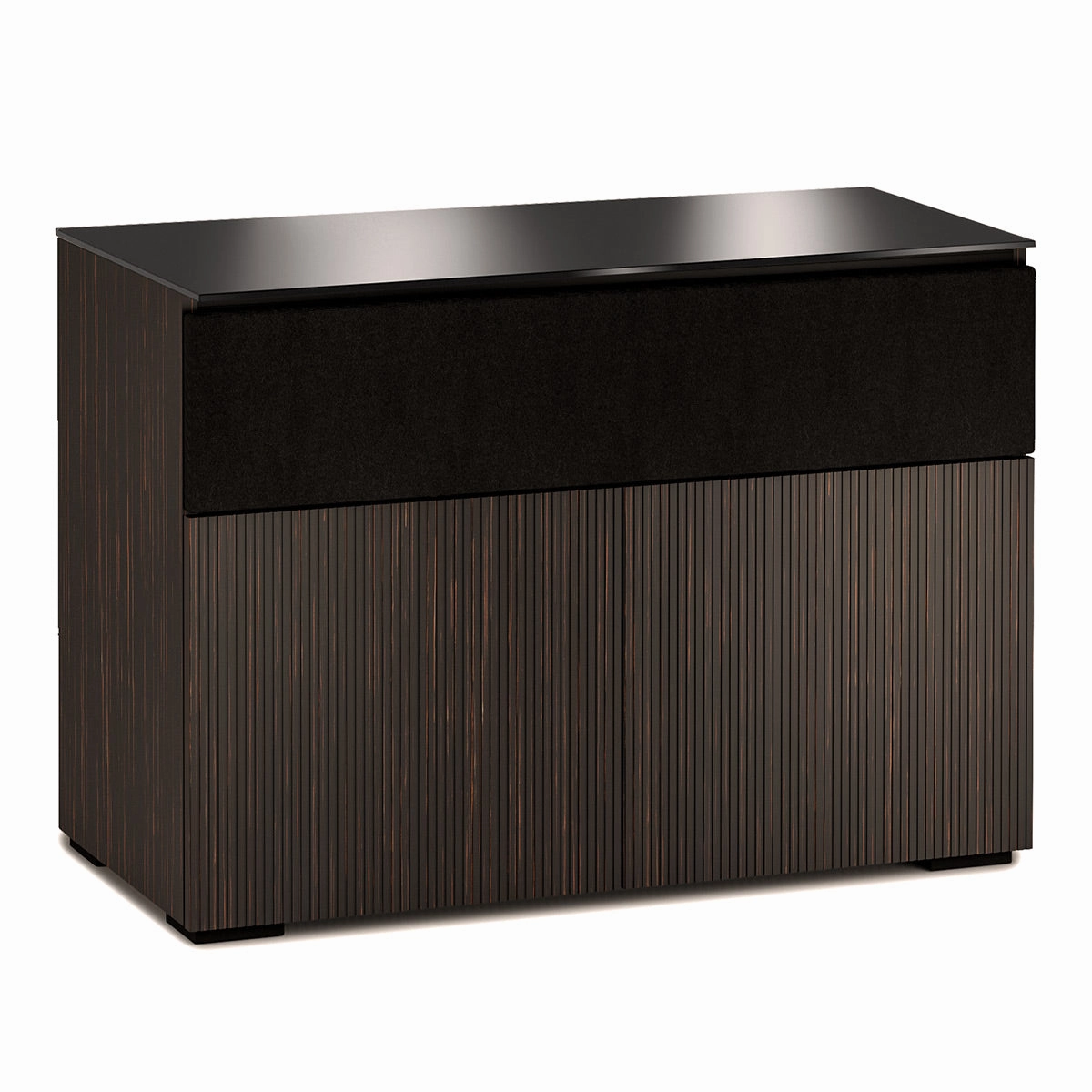 Salamander Designs Chameleon Collection Manhattan 329 Speaker Integrated Twin AV Cabinet (Maro Ebony Doors and Sides, Black Glass Top) hi-fi vibration control,hi-fi grounded cable,hi-fi stereo input selector