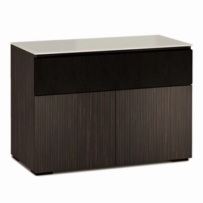 Salamander Designs Chameleon Collection Manhattan 329 Speaker Integrated Twin AV Cabinet (Maro Ebony Doors and Sides, Matte Taupe Glass Top) hi-fi vibration control,hi-fi grounded cable,hi-fi stereo input selector