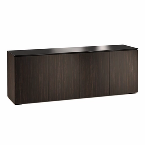 Salamander Designs Chameleon Collection Manhattan 347 Quad AV Cabinet (Maro Ebony Doors and Sides, Black Glass Top) hi-fi vibration control,hi-fi grounded cable,hi-fi stereo input selector