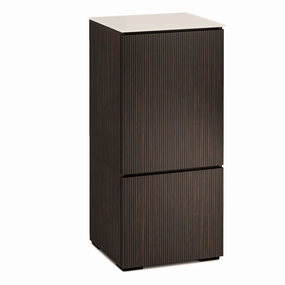 Salamander Designs Chameleon Collection Manhattan 517 AV Cabinet (Maro Ebony Doors and Sides, Matte Taupe Glass Top) hi-fi vibration control,hi-fi grounded cable,hi-fi stereo input selector