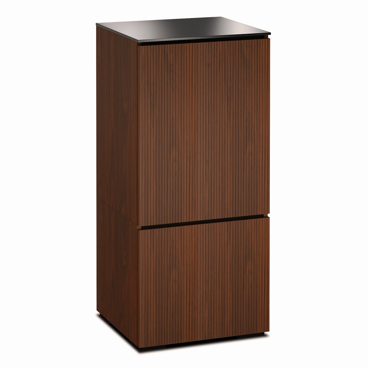 Salamander Designs Chameleon Collection Manhattan 517 AV Cabinet (Medium Walnut Doors and Sides, Black Glass Top) hi-fi vibration control,hi-fi grounded cable,hi-fi stereo input selector