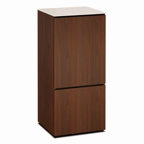 Salamander Designs Chameleon Collection Manhattan 517 AV Cabinet (Medium Walnut Doors and Sides, Matte Taupe Glass Top) hi-fi vibration control,hi-fi grounded cable,hi-fi stereo input selector