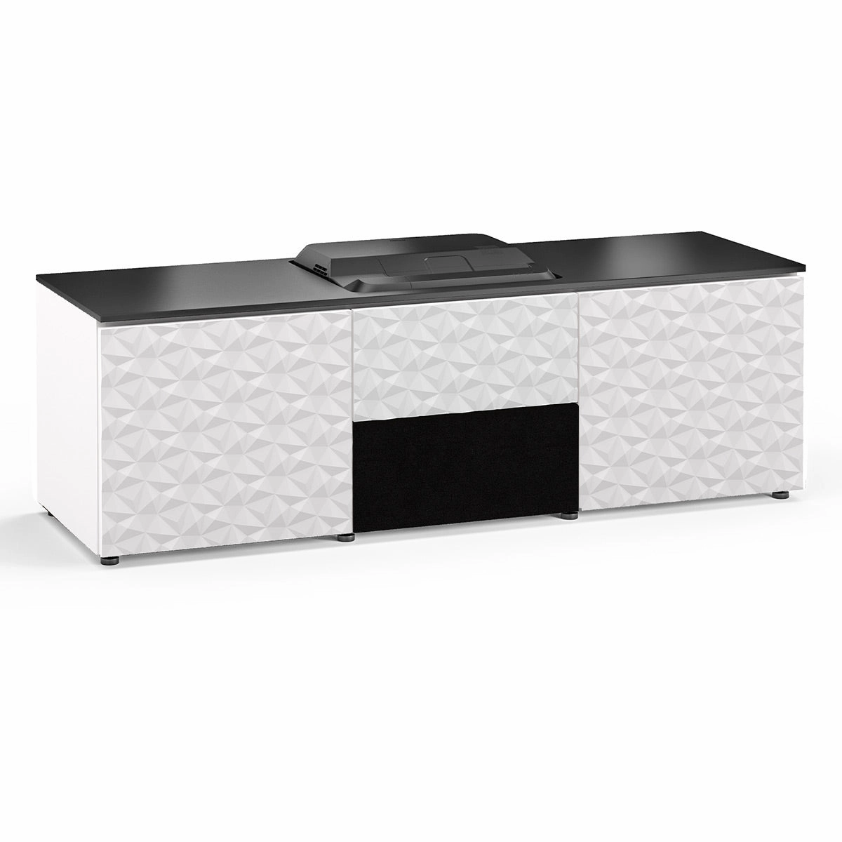 Salamander Designs Chameleon Collection Milan 236 Projector Integrated Cabinet for Epson LS100 Projector (White) hi-fi portable player,hi-fi desktop amplifier,hi-fi isolation stand