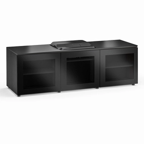 Salamander Designs Chameleon Collection Oslo 237 Projector Integrated Cabinet for Epson LS100 Projector (Black Oak)