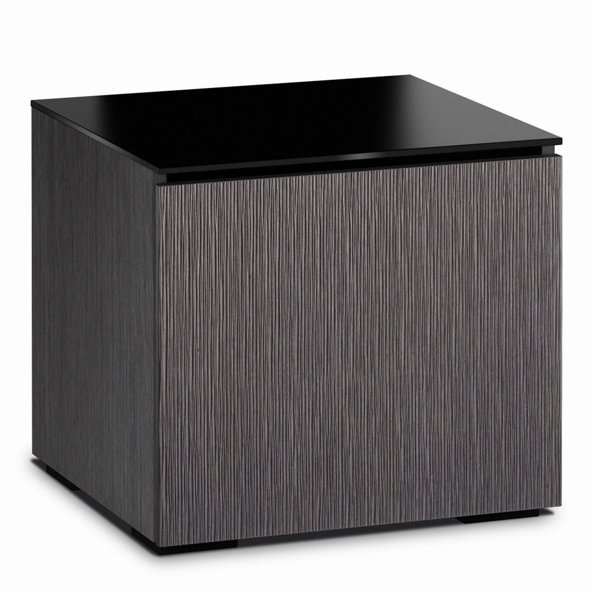 Salamander Designs Chameleon Collection Seattle 217 SE Subwoofer Enclosure AV Cabinet (Gray Oak with Black Glass)